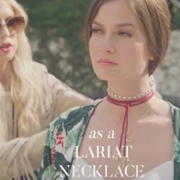 Jen Atkin x Chloe + Isabel 6 in 1 Headwrap, Choker, Bracelet, Belt NWT - Picture 2 of 10